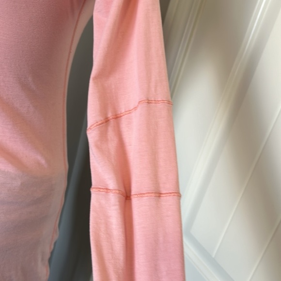 LULULEMON Swiftly Tech Long Sleeve Shirt Top Coral Sz 6 - Picture 6 of 10